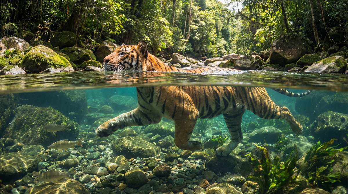 抖阴老虎游泳视频